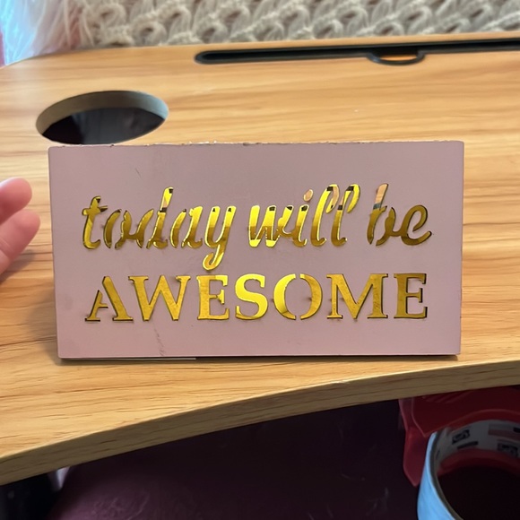 New, Triangular, Office Desk Sign, Lights Up - Picture 7 of 8